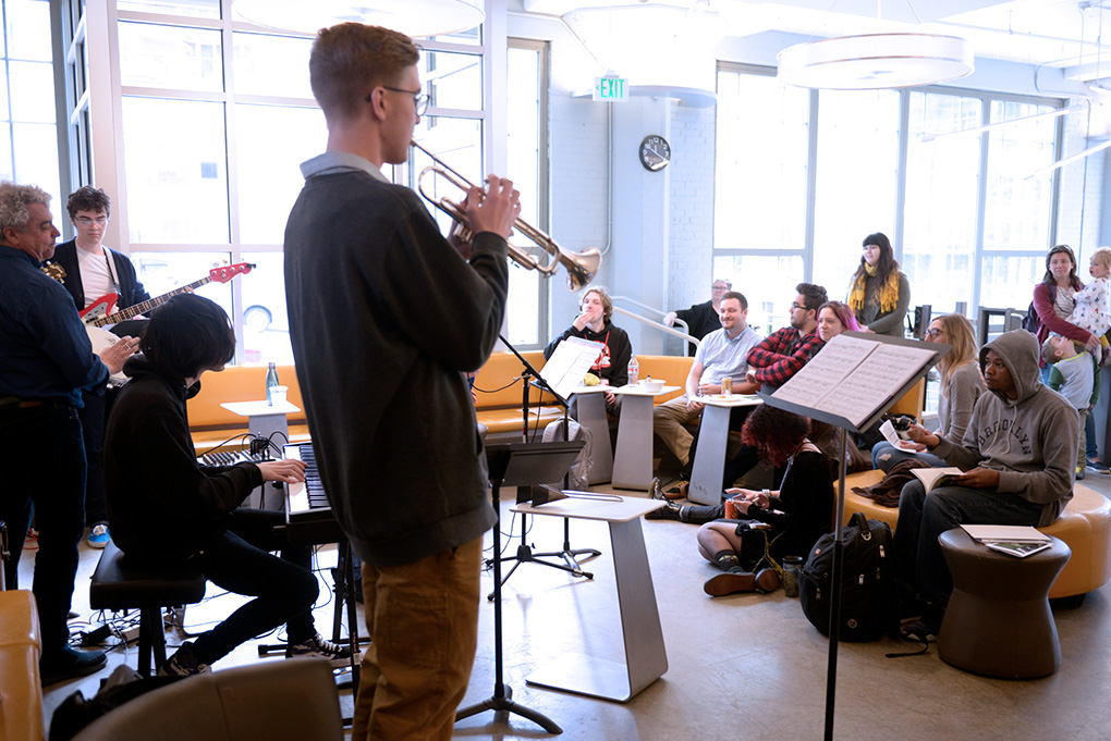 Music Students Performing