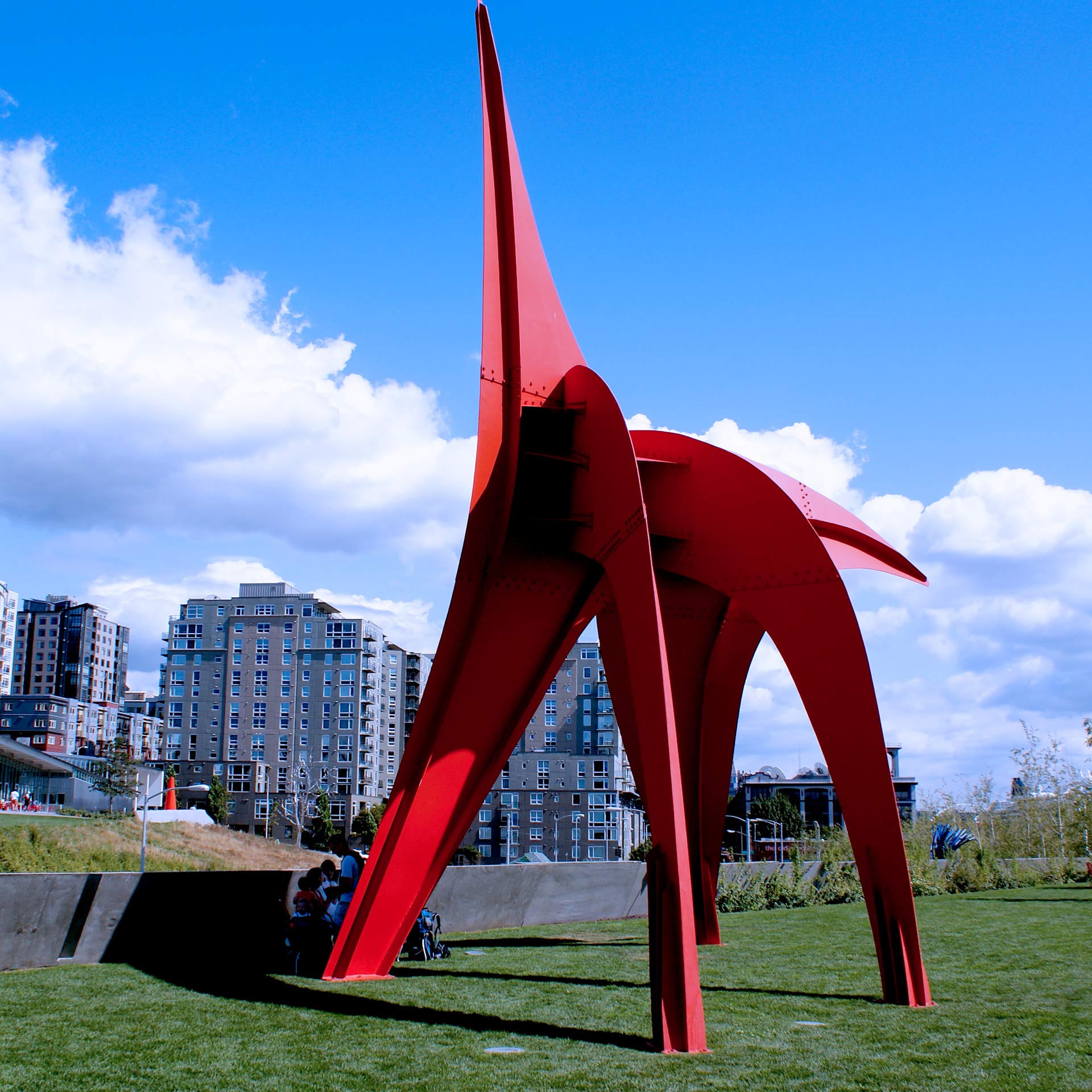 Seattle Sculpture Park red sculpture